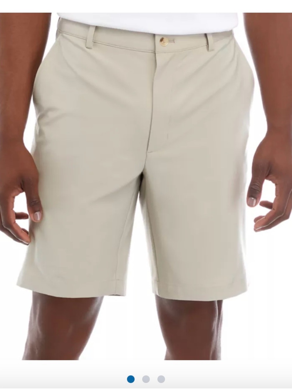 Greg Norman Flat Front Men's Performance Stretch Golf Shorts Size 42 Inseam 8 in